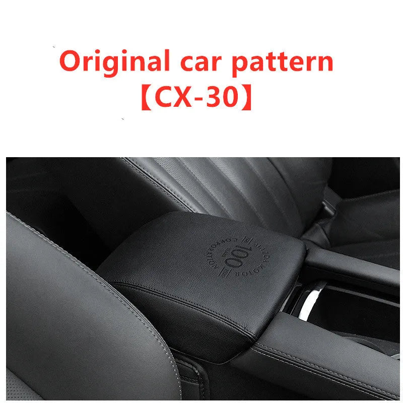 Armrest case cover for 100th Anniversary CX-4 in carbon fibre finish