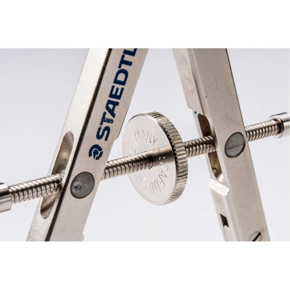 Staedtler 551 01 steel precision car compass with telescopic rod for technical drawing