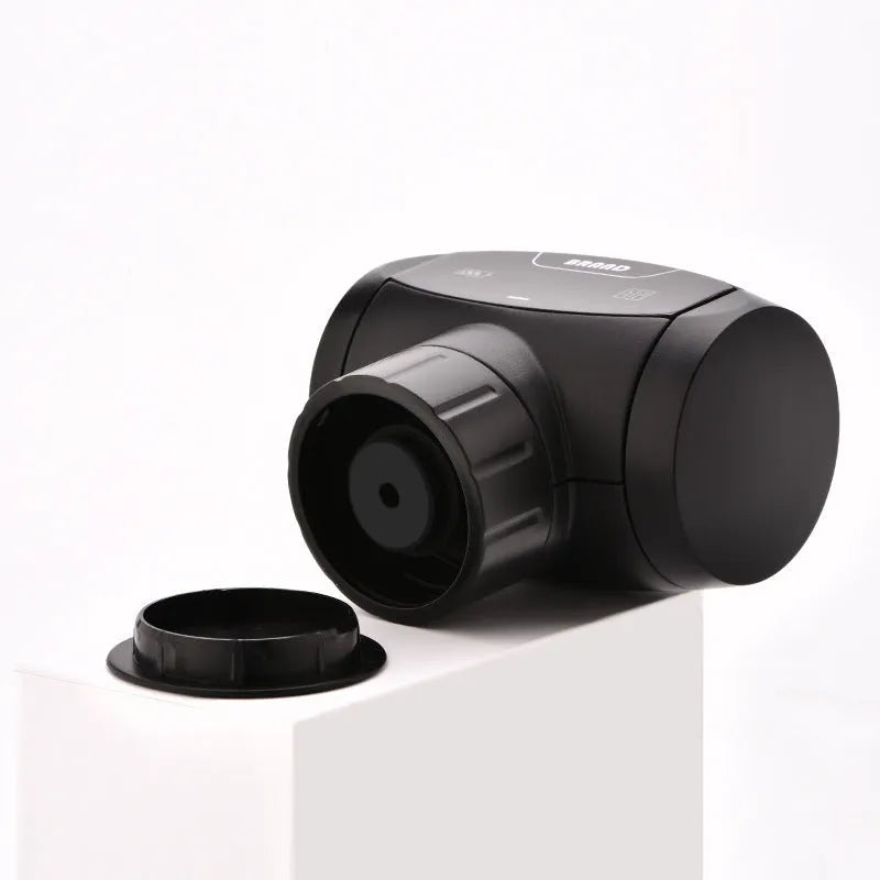 Electric vacuum wine stopper, metal body, black colour, Bachlos KZ-037, for home bar and promotional use
