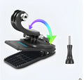 360-degree rotating backpack clip for GoPro cameras and phones with aluminium alloy construction