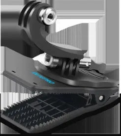 360-degree rotating backpack clip for GoPro cameras and phones with aluminium alloy construction