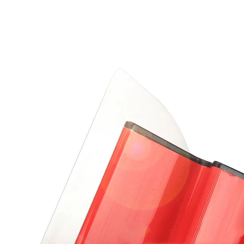 Red-handled 40cm levelling scraper tool for scraping putty and pasting wallpaper