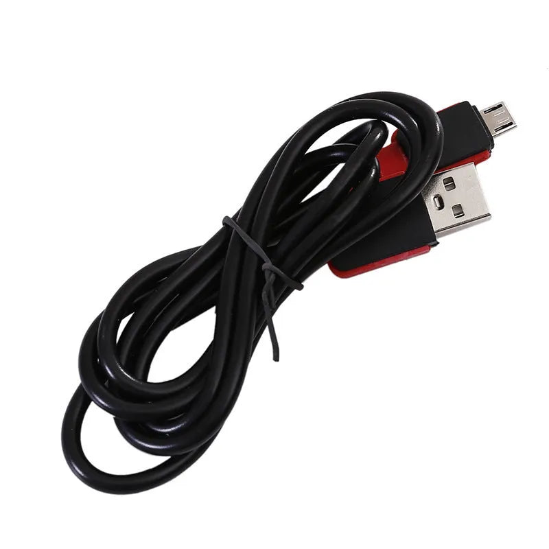Red portable USB rechargeable COB LED work light with a magnetic hook on the side.