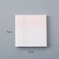 Lingyi cartoon sticky note paper in cement gray, marble, and texture red, large and small size options