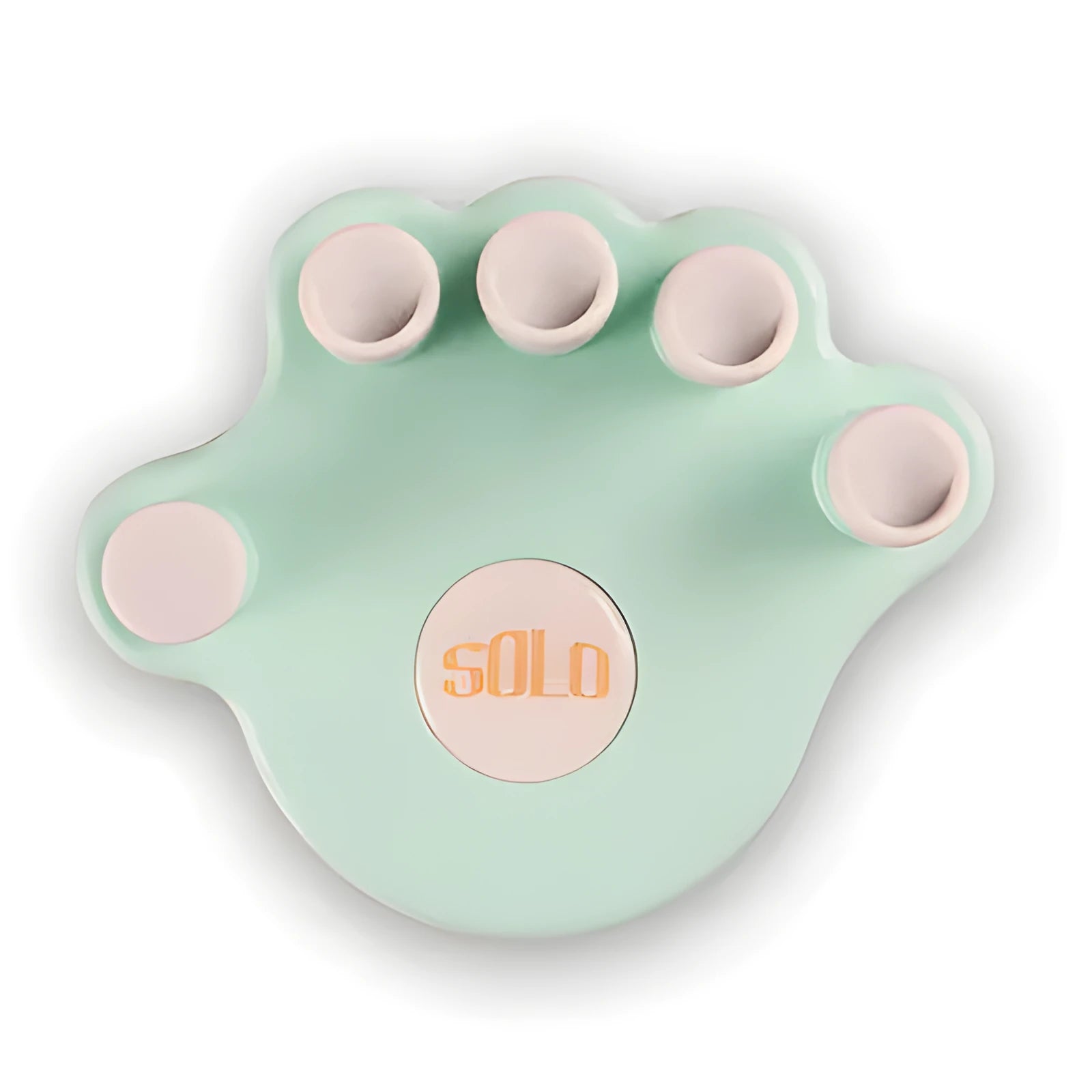 Vertical piano hand gesture straightener corrector in black, green, or pink colour options.