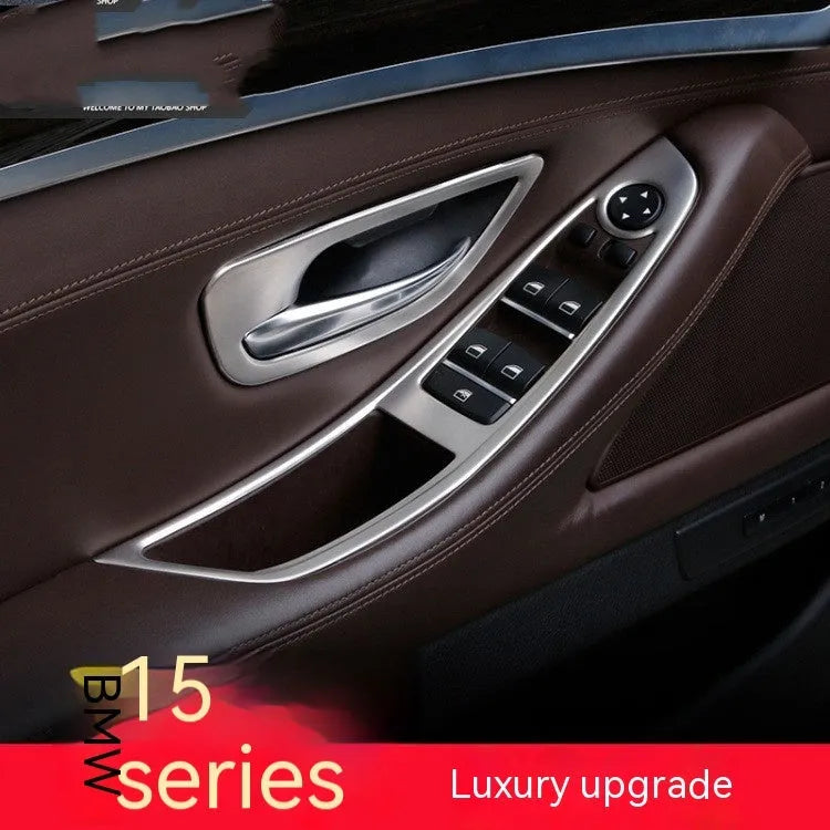 BMW 5 Series F10 F11 interior door handle decorative trim strips set of four pieces