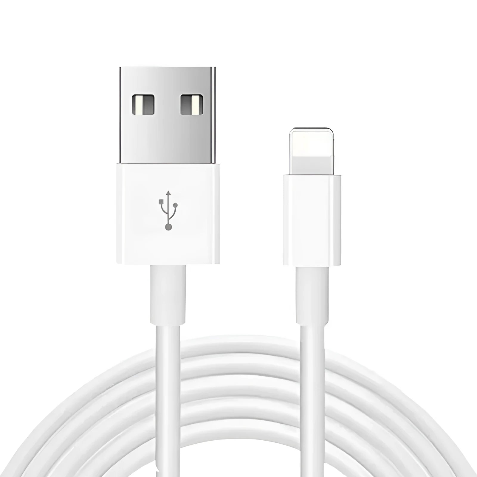 White 20W USB-C fast charger with 1 metre cable for Apple iPhone and iPad charging
