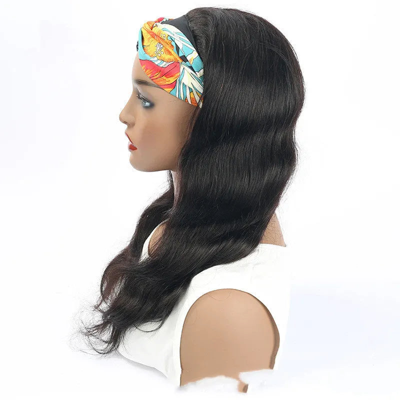 Body wave lace wig human hair 1B natural black 150% density full hand hook 8-26 inch long