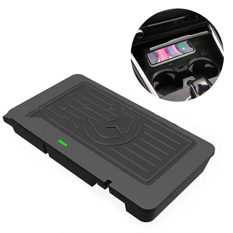 BMW X5 X6 wireless car charger Qi fast charge ABS+PC for 14-18 models