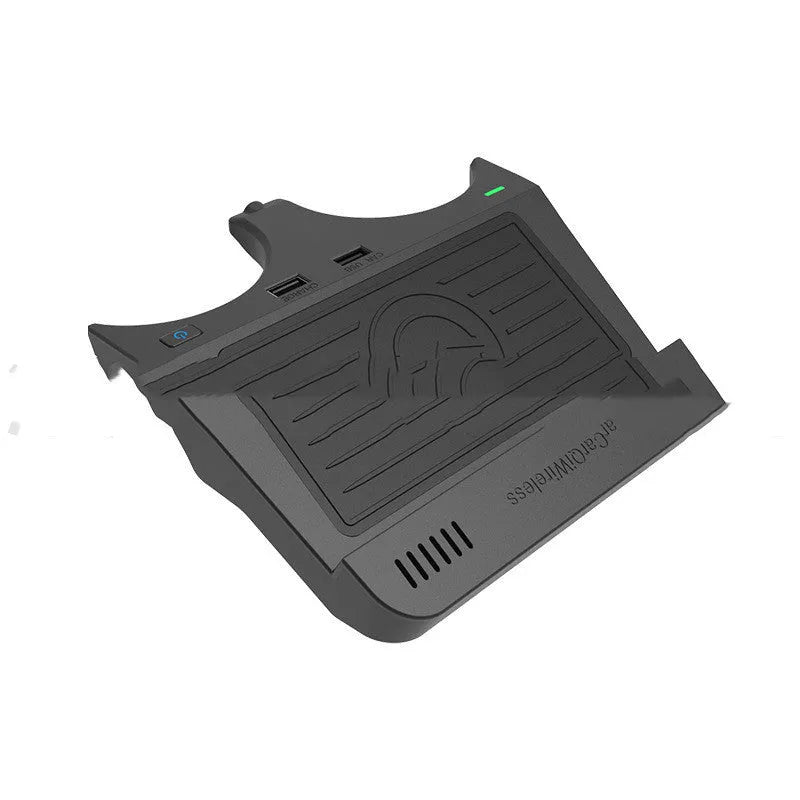 BMW X5 X6 special car wireless charger with Qi fast charge, ABS+PC construction