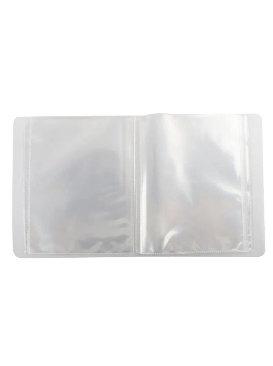A watercolour illustrator storage album made of white PP plastic with rounded corners, shown closed.