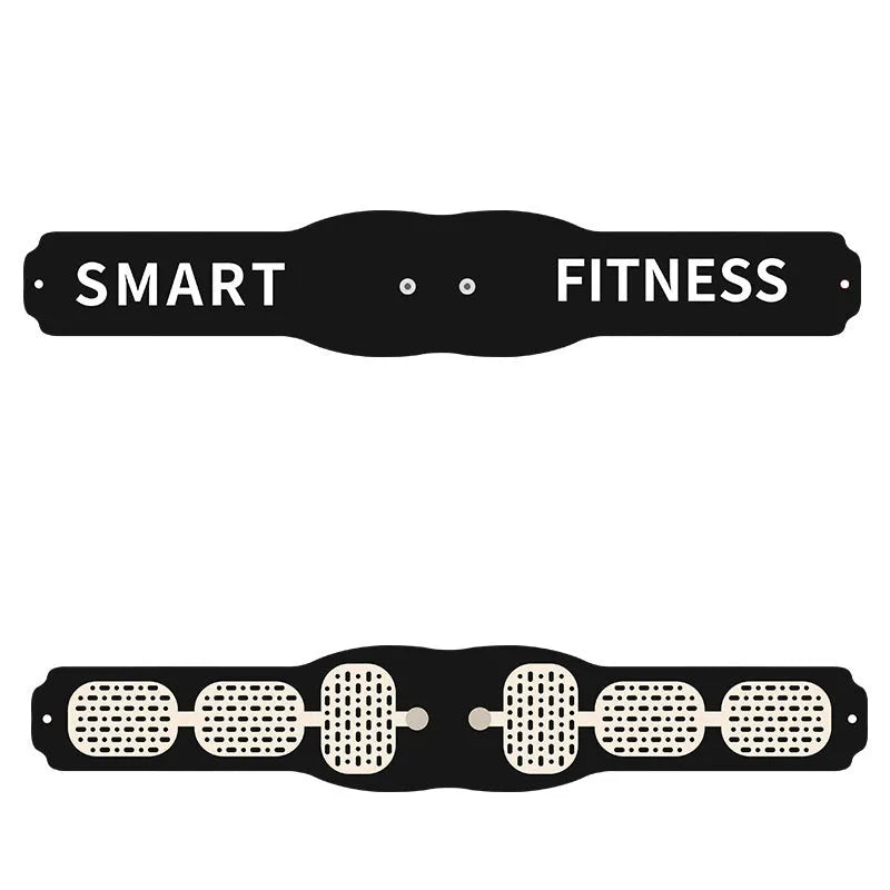 Anmeier FS88 black EMS muscle stimulator belt with LED display on a flat surface