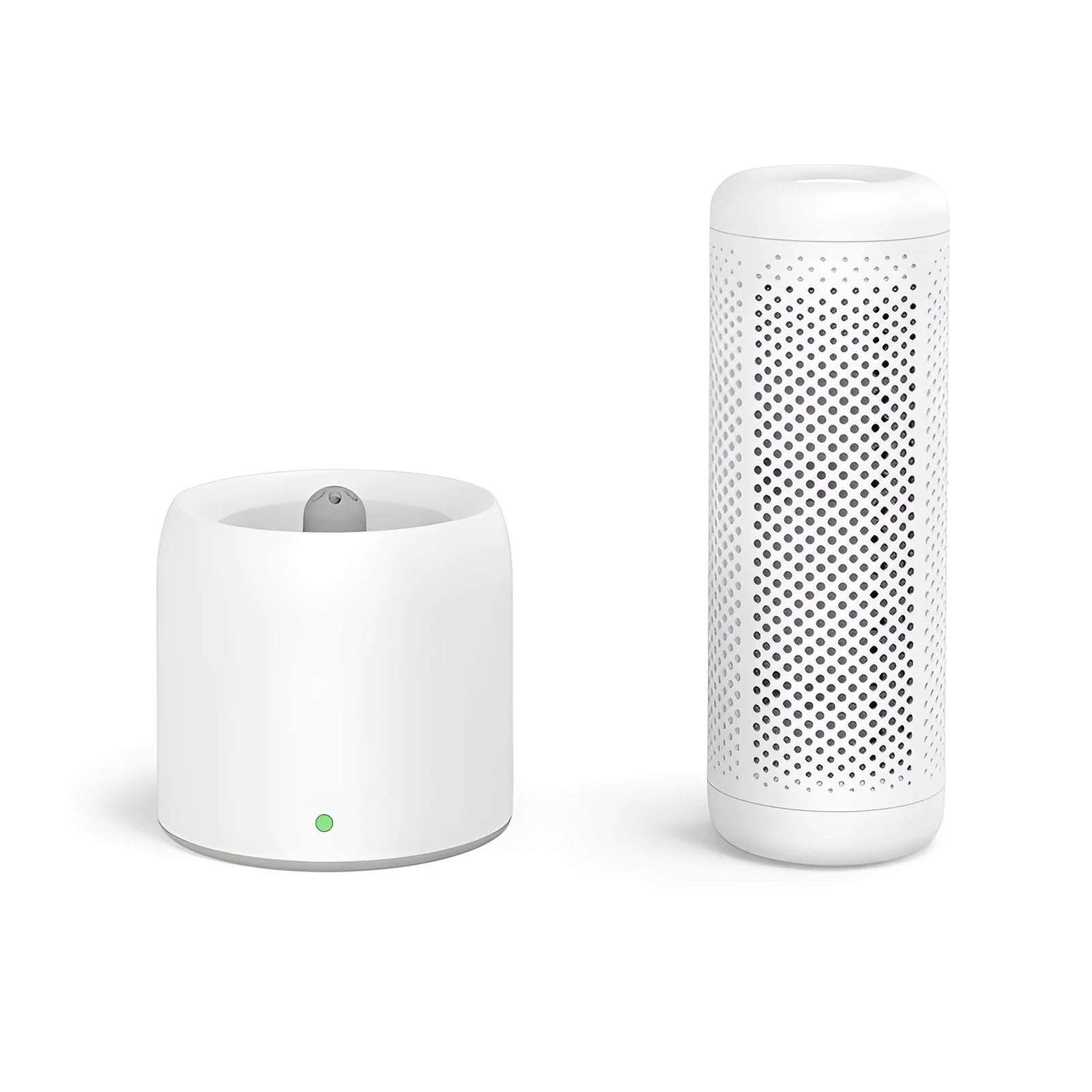 White small indoor dehumidifier with 1 litre tank for rooms up to 10 square metres