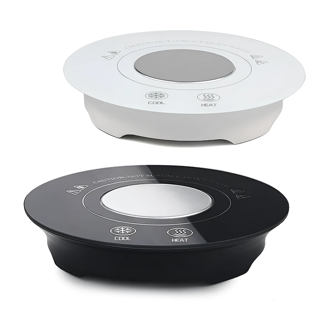 Hot and cold coaster with USB cable, semiconductor refrigeration technology for desk drink temperature control