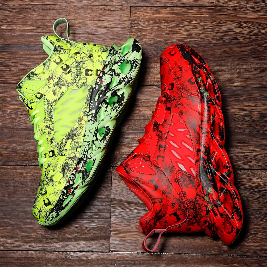 Men's camouflage sports leisure blade old shoes with round toe, low top, rubber sole and front tie in summer style