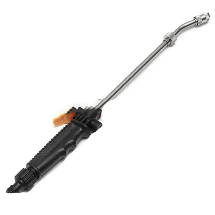 Stainless steel atomized water foam cleaning gun with removable sections for car wash and garden watering