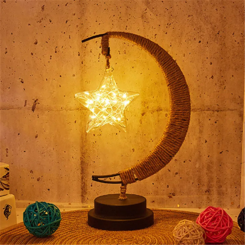 LED modelling night light in warm white with 10 LED beads, dimmable battery operation, 280x140x130mm, CE certified