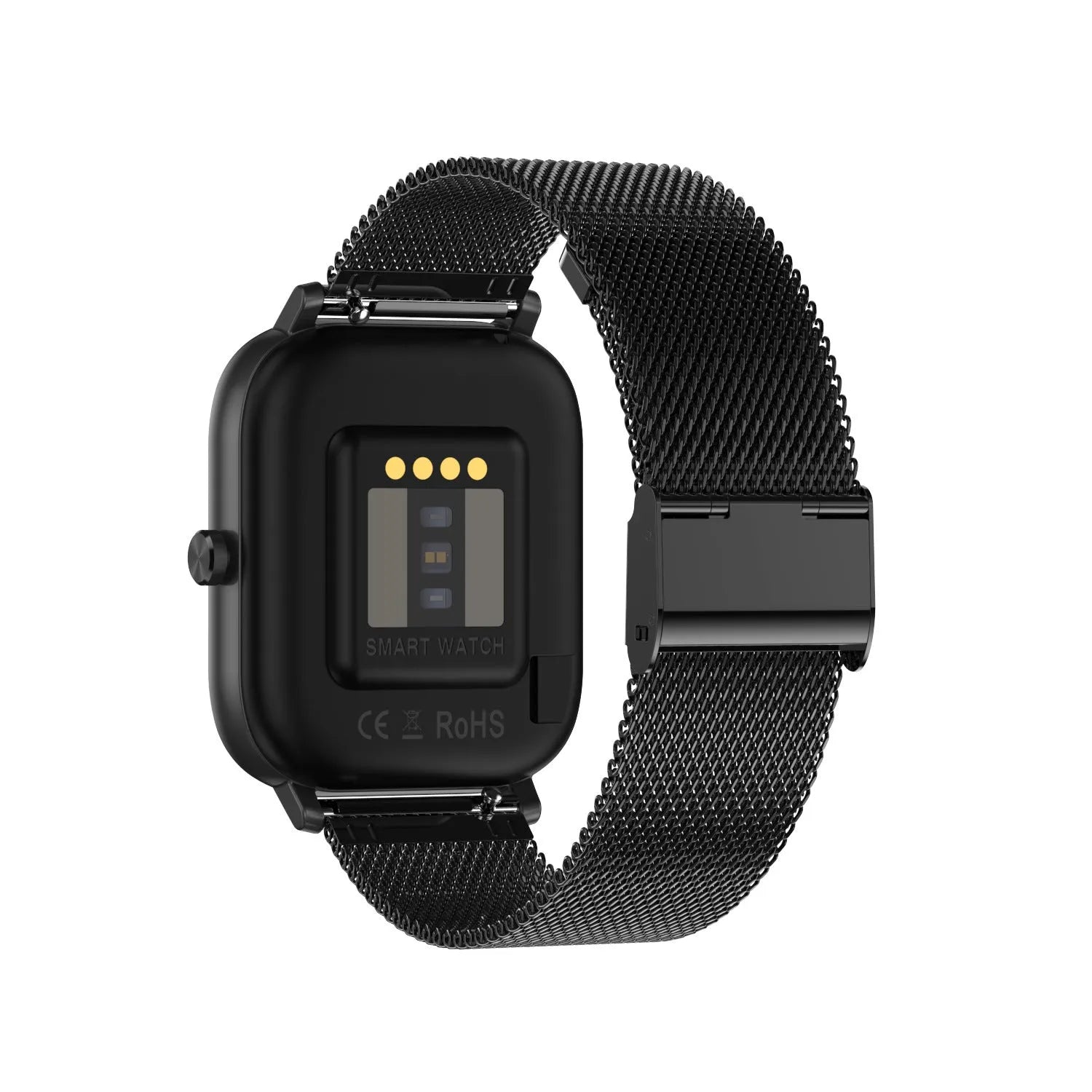 Smart bracelet with ECG monitoring on 1.54-inch tempered glass display with silicone wristband option