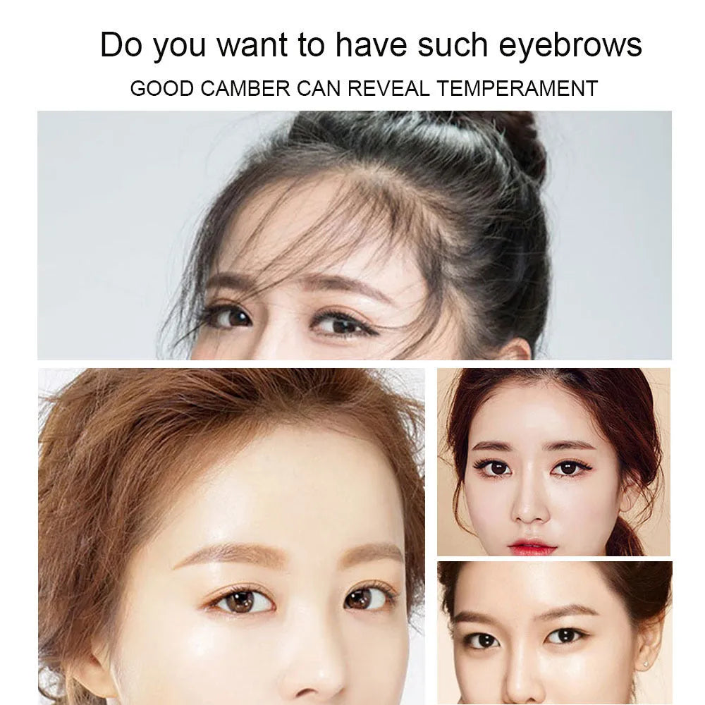 ALVER seal eyebrow powder in coffee colour with arched eyebrow design