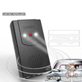 Black car mouse repeller microwave electronic device with square shape, 12.5x6.5x3.2cm