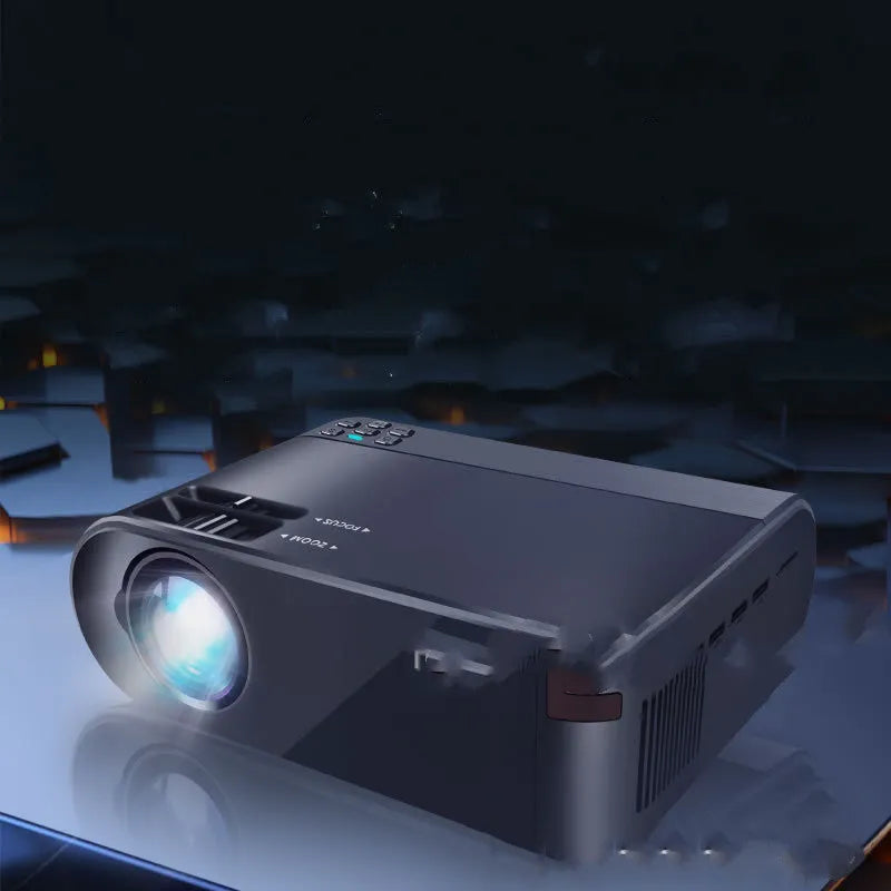 Portable Android projector with AI voice control for wireless mobile phone projection