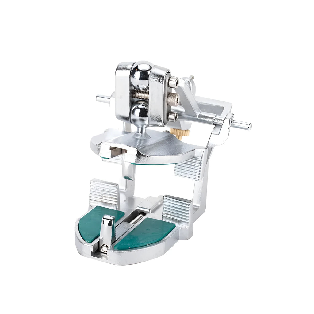 Korean dental articulator with three adjustment points for jaw simulation training
