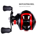 Metal drop wheel 10kg heavy sea fishing reel with CNC brass gears and graphite body