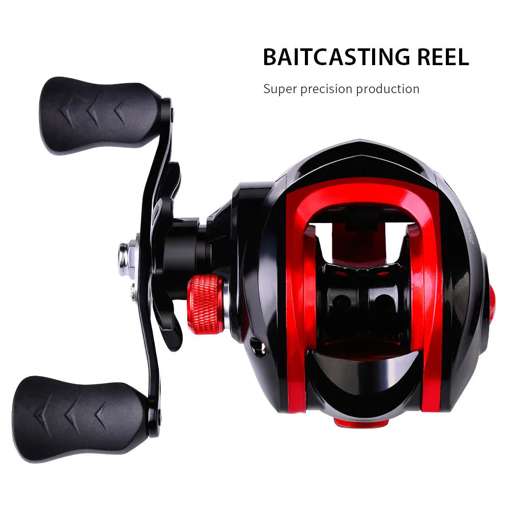 Metal drop wheel 10kg heavy sea fishing reel with CNC brass gears and graphite body