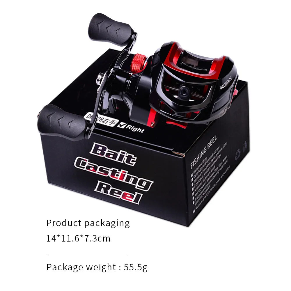 Metal drop wheel 10kg heavy sea fishing reel with CNC brass gears and graphite body