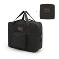 Oxygen travel storage cube in black with sealable closure showing cube shape and Oxford cloth material