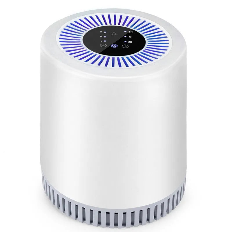 White household air purifier with HEPA filter for small rooms up to 20 square metres.