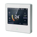 Smart thermostat heating controller 86x86x13mm concealed installation black finish