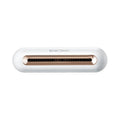Rose gold car refrigerator deodorant steriliser with USB port and push-button controls