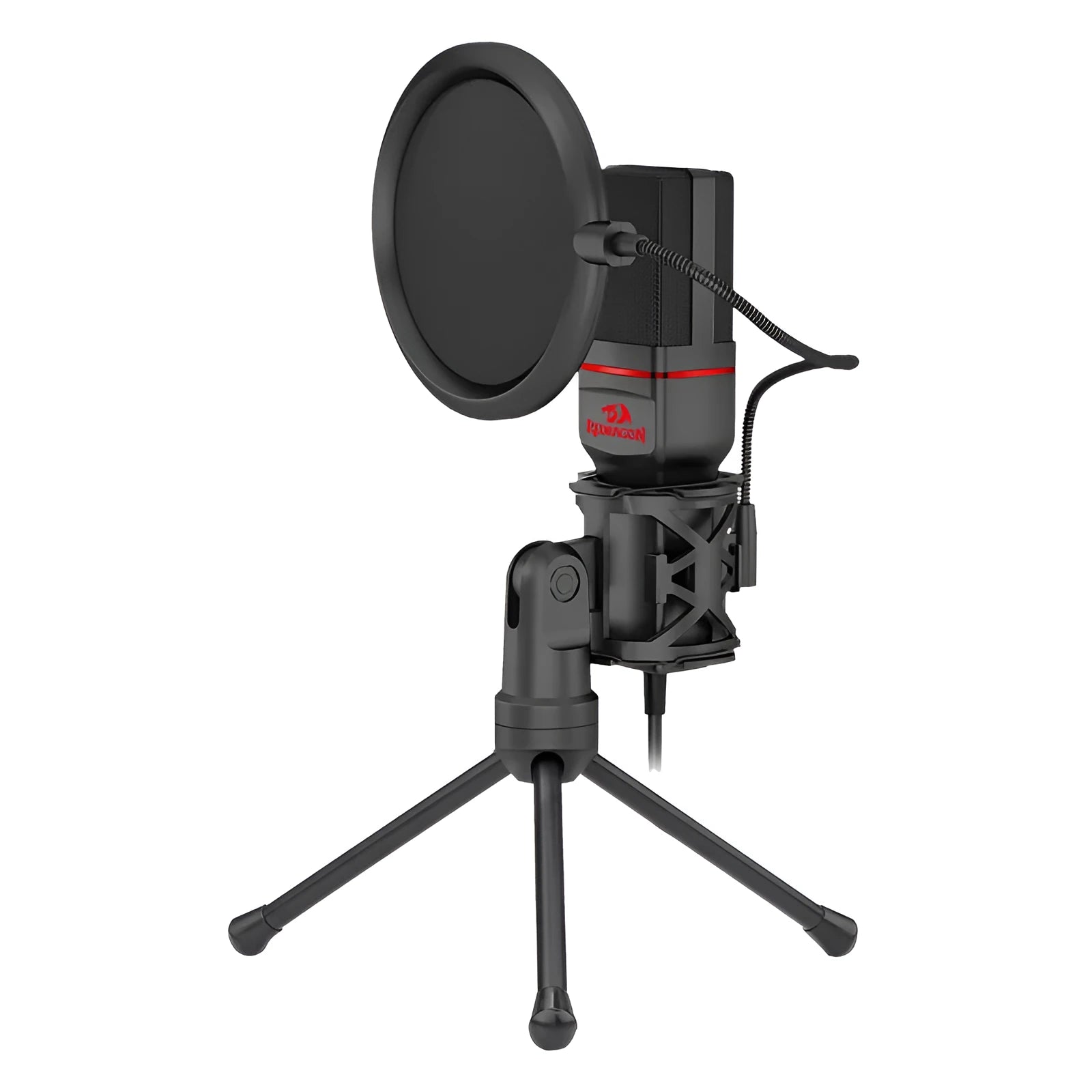 Black wired game anchor recording microphone GM series with USB external power supply for live broadcast