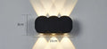 Modern minimalist waterproof LED wall light for indoor and outdoor installation with clean design