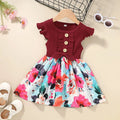 Sleeveless summer dress for toddler girls in various colours and sizes