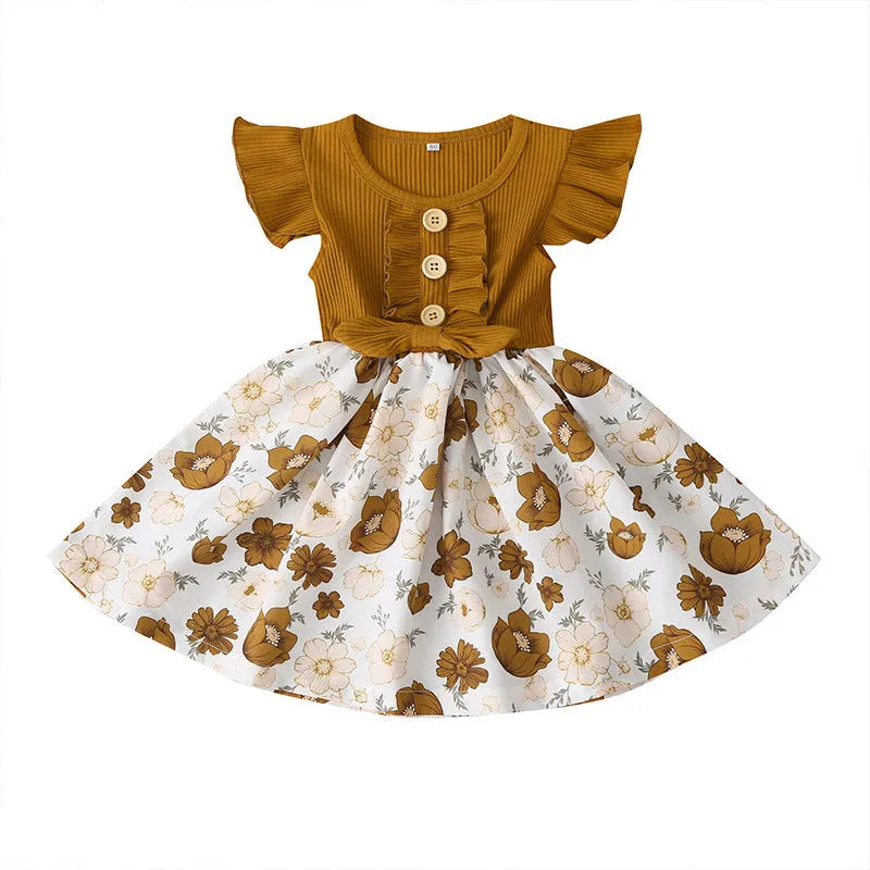 Sleeveless summer dress for toddler girls in various colours and sizes