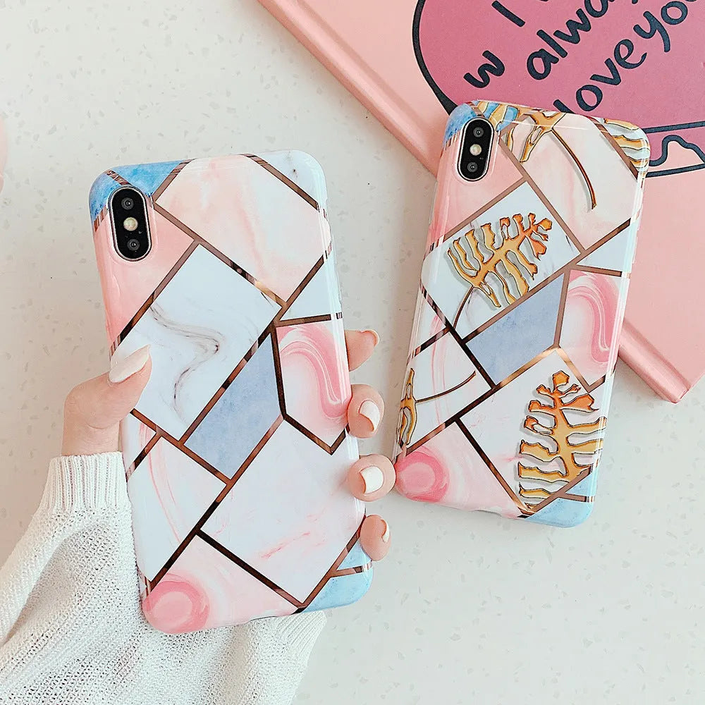 Silicone gel mobile phone case for iPhone models shown in Style C design.