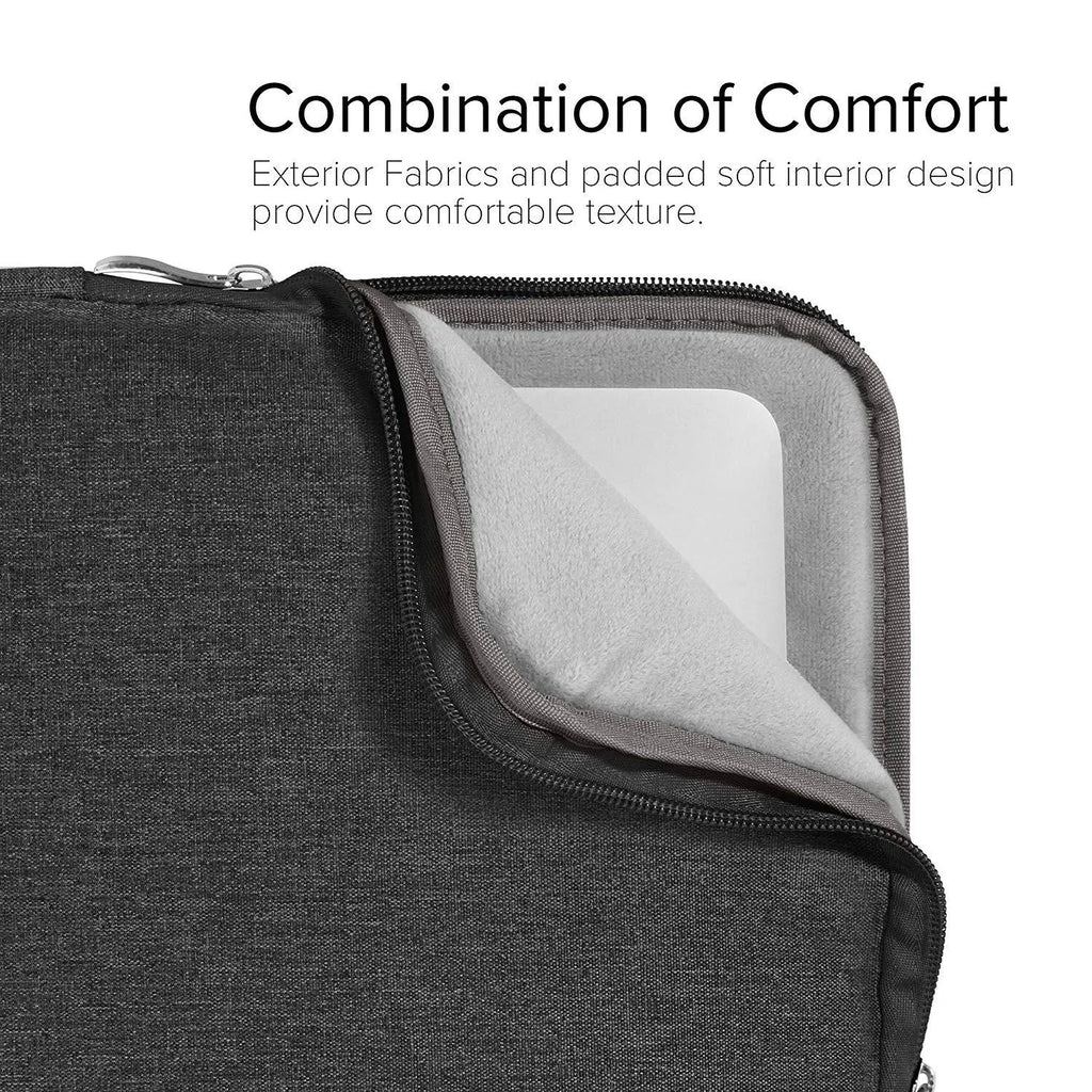 Canvas tablet protective cover for Pro 12.9 in notebook sleeve style with anti-fall features