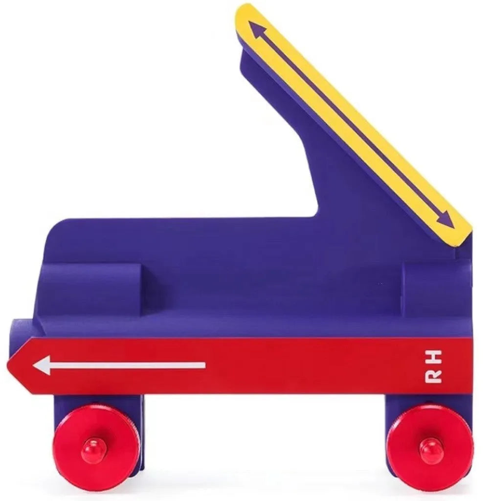 Plastic golf swing plane training simulator with colour options