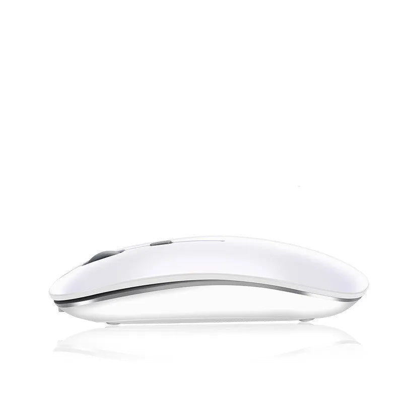 Wireless Bluetooth mouse in black or white with 1600dpi optical resolution for laptop and iPad use