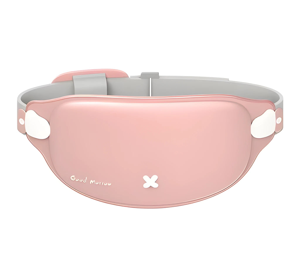 Rechargeable menstrual pain patch massage belt with three heat settings and slim design