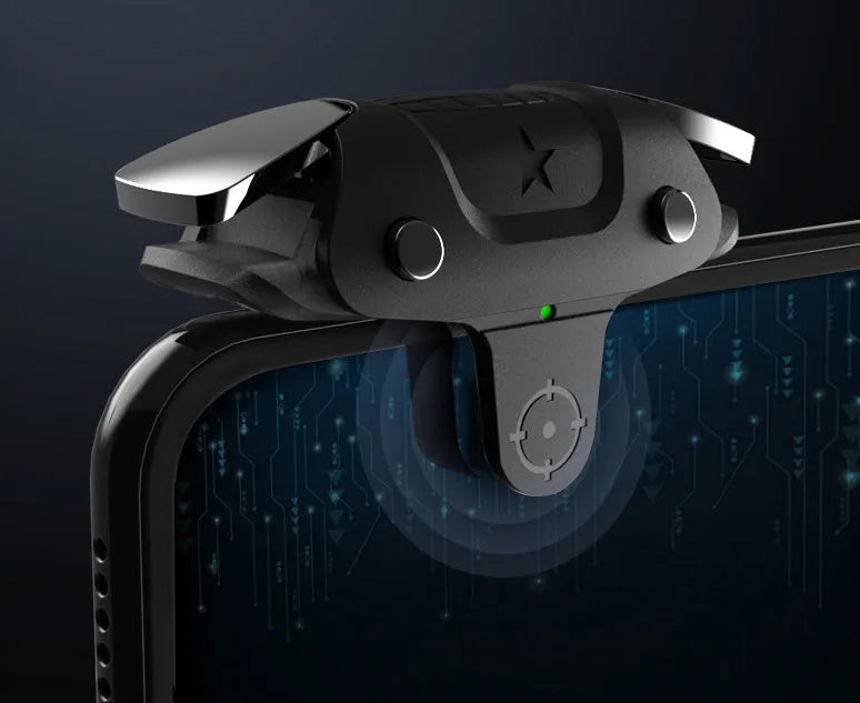 F5 mobile game controller for smartphones with compact design and wired 3.5mm connection