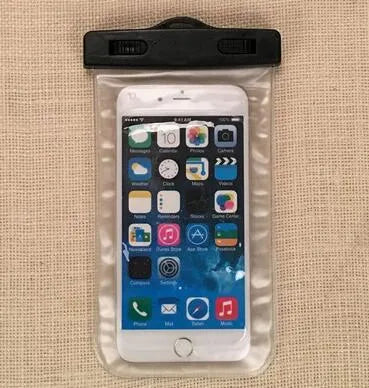 Aqua-One waterproof phone pouch with clear PVC screen and 30m depth rating