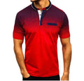 Cotton short sleeve lapel shirt with dot pattern in multiple colours for casual wear