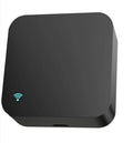 Black round and square infrared universal remote control with USB cable for voice control