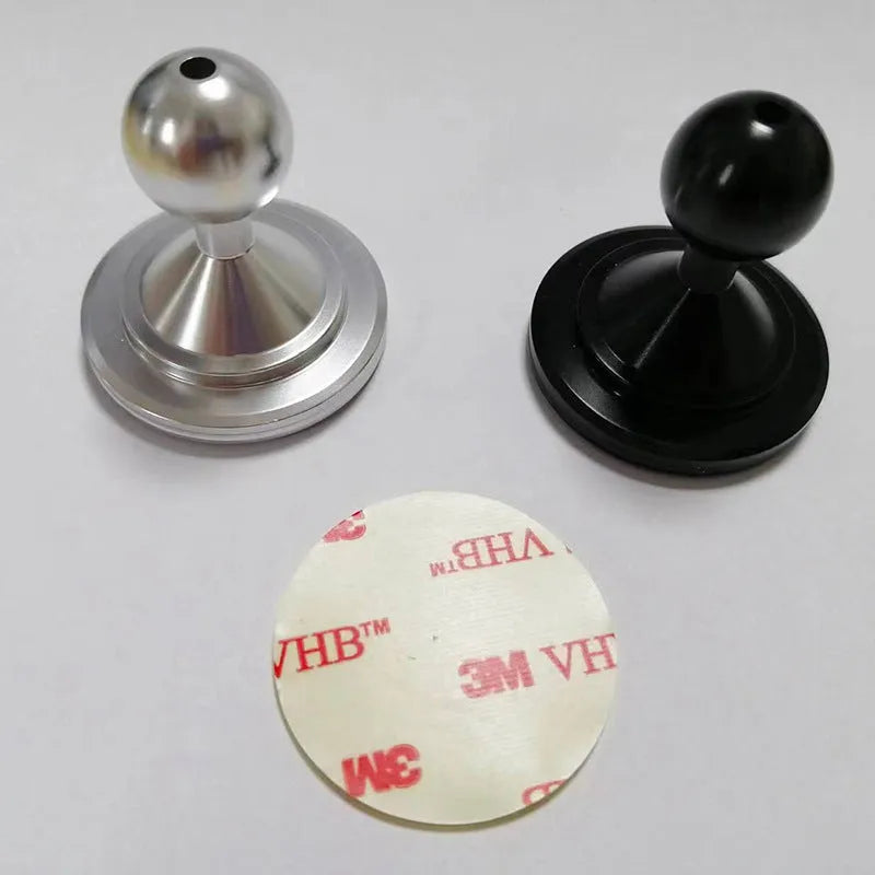 Aluminium alloy universal dashboard base plate for gauge mounting in silver or black colour