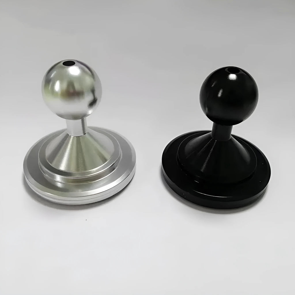 Aluminium alloy universal dashboard base plate for gauge mounting in silver or black colour