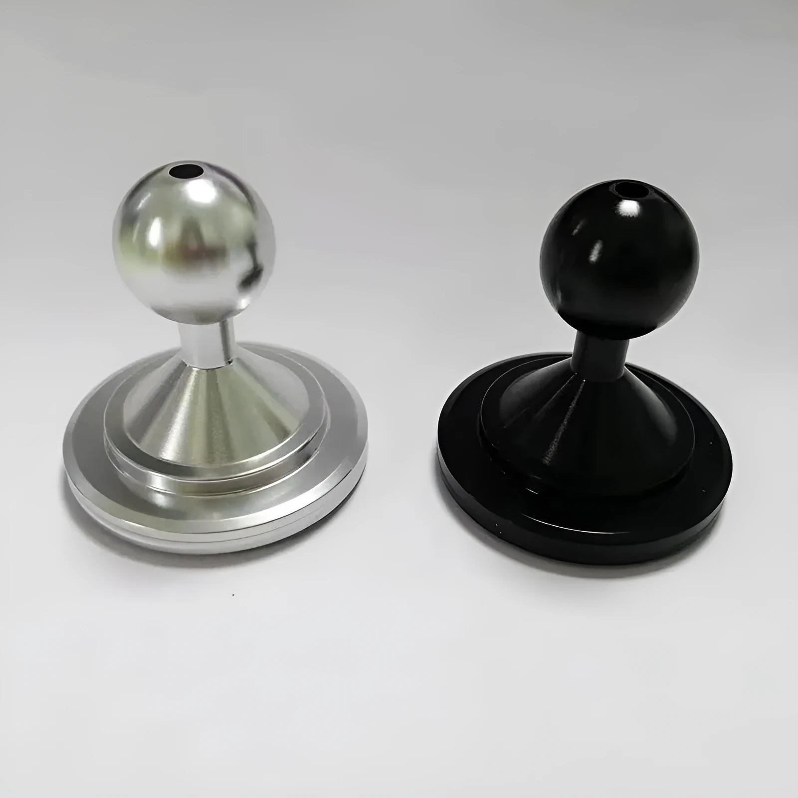 Aluminium alloy universal dashboard base plate for gauge mounting in silver or black colour