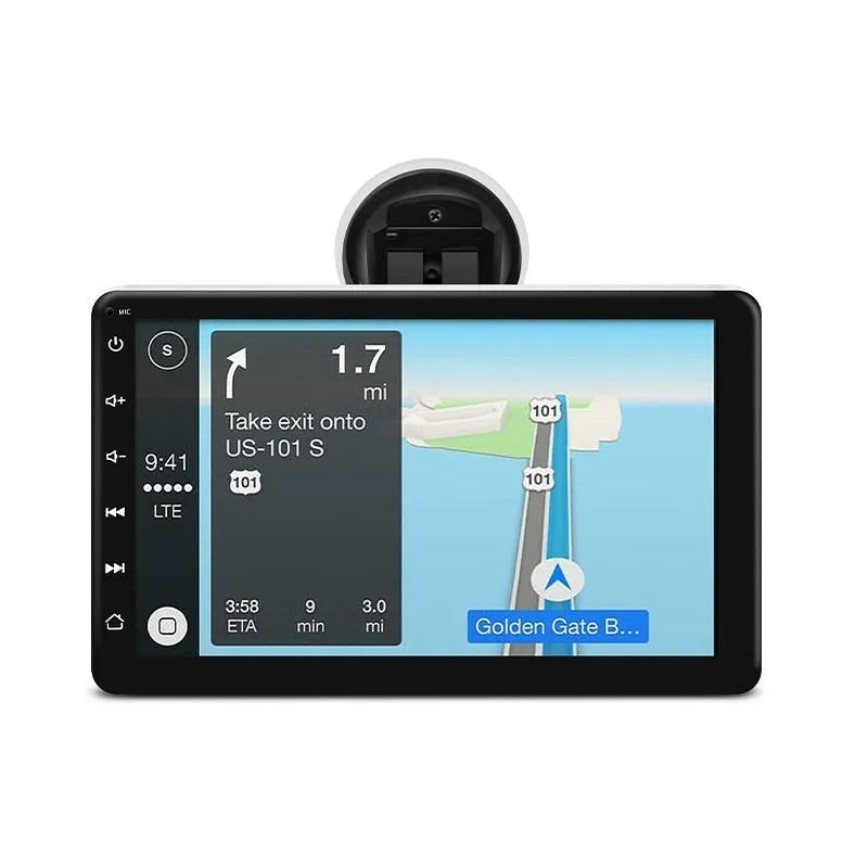 7 inch wireless Carplay reversing image car GPS navigator with universal mounting brackets